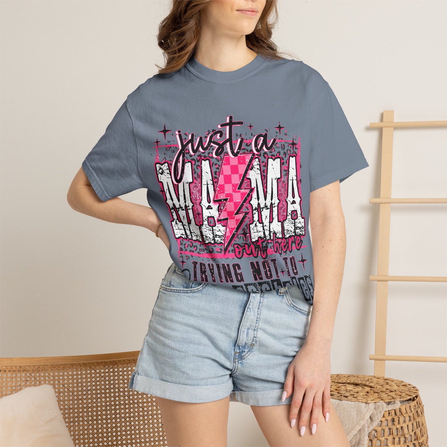 Just a Mama Trying Not to Raise Assholes T-Shirt