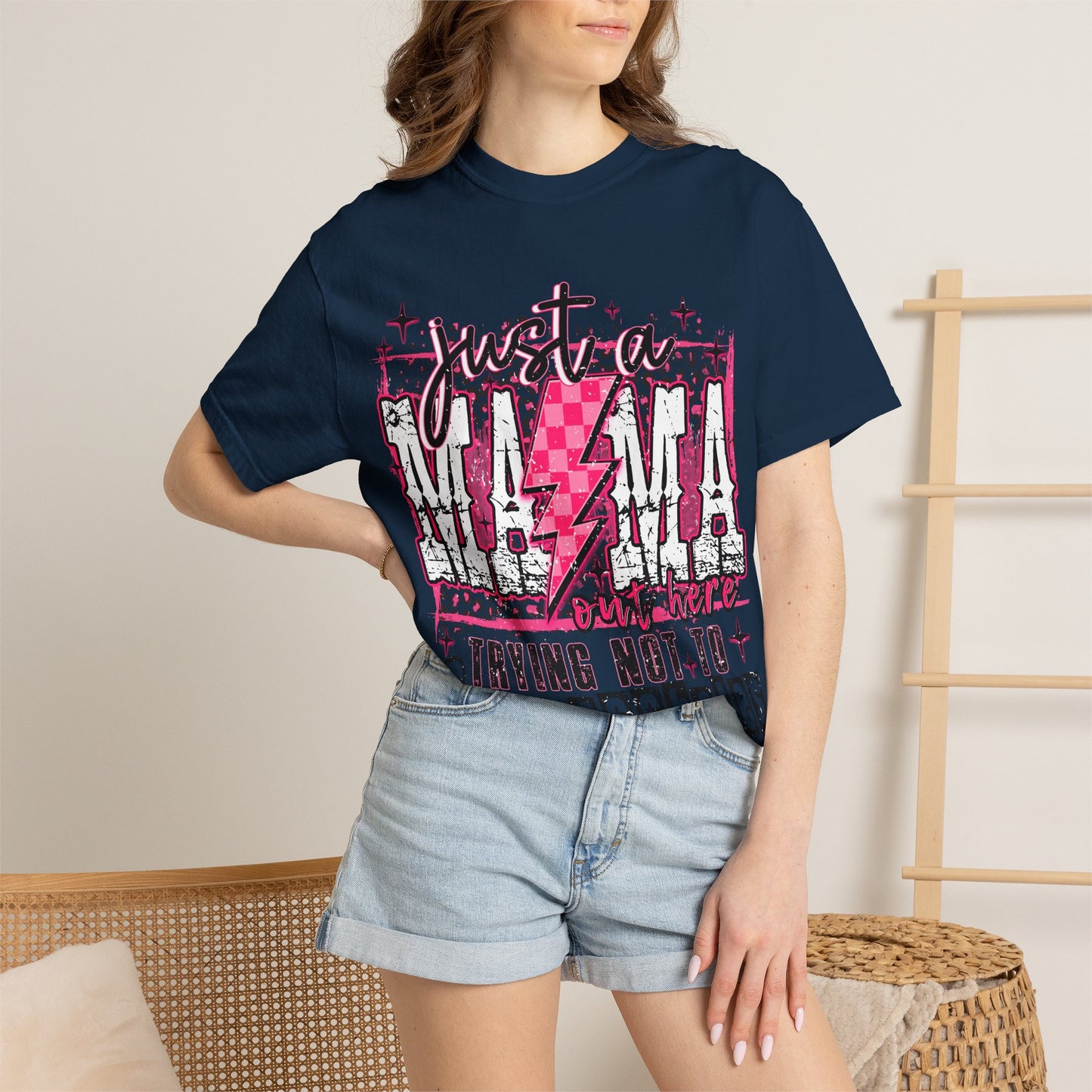 Just a Mama Trying Not to Raise Assholes T-Shirt