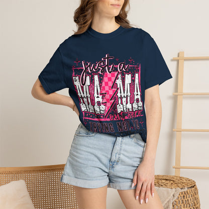 Just a Mama Trying Not to Raise Assholes T-Shirt
