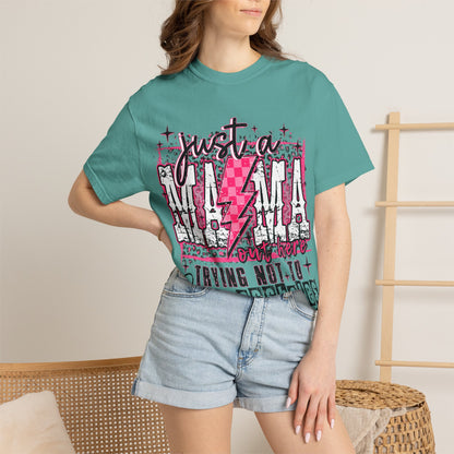 Just a Mama Trying Not to Raise Assholes T-Shirt